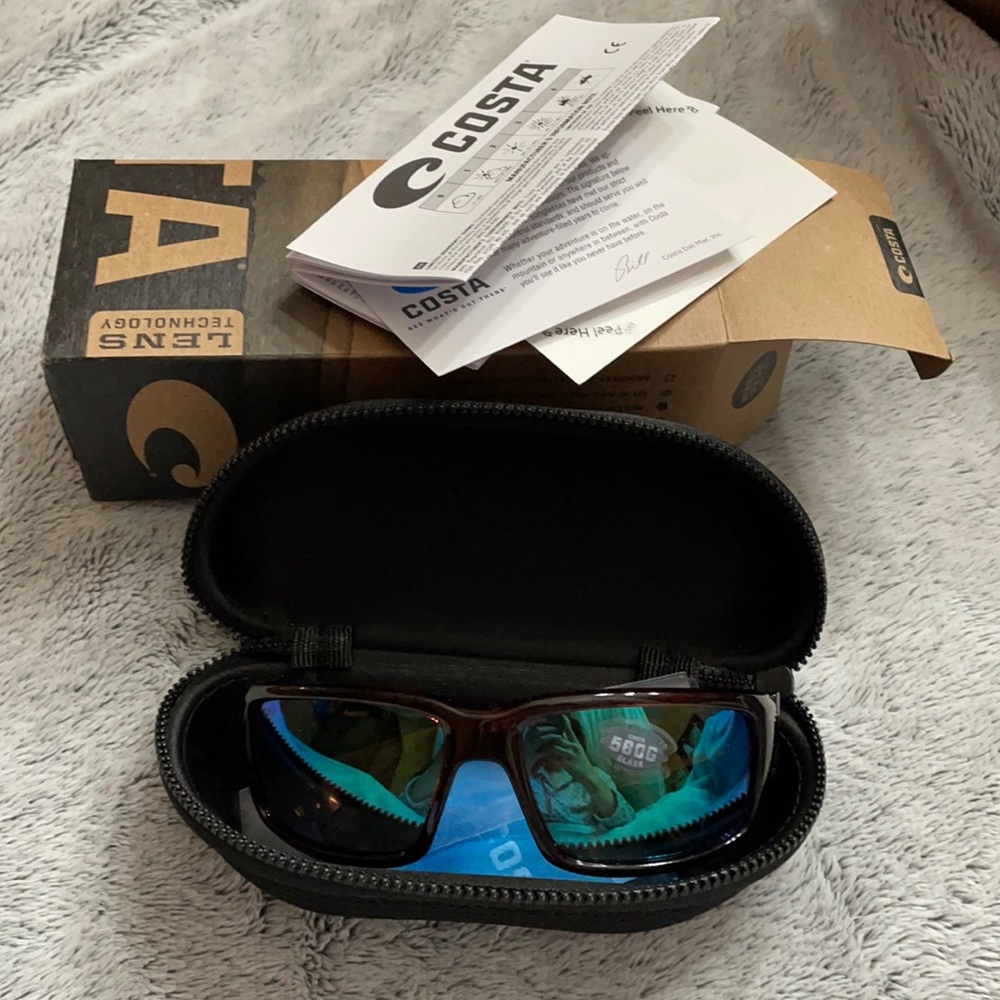 Costa Fantail Tortoise Green Mirror Sunglasses